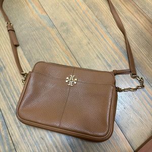Tory burch brown crossbody - excellent condition